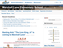 Tablet Screenshot of mlane.campbellusd.org